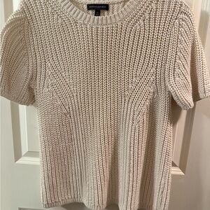 Banana Republic Cream Chunky Knit Top